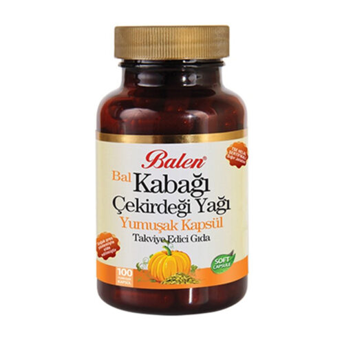 Balen Bal Kabağı Çekirdeği Yağı Yumuşak Kapsül 1380 MG*100 KAPSÜL